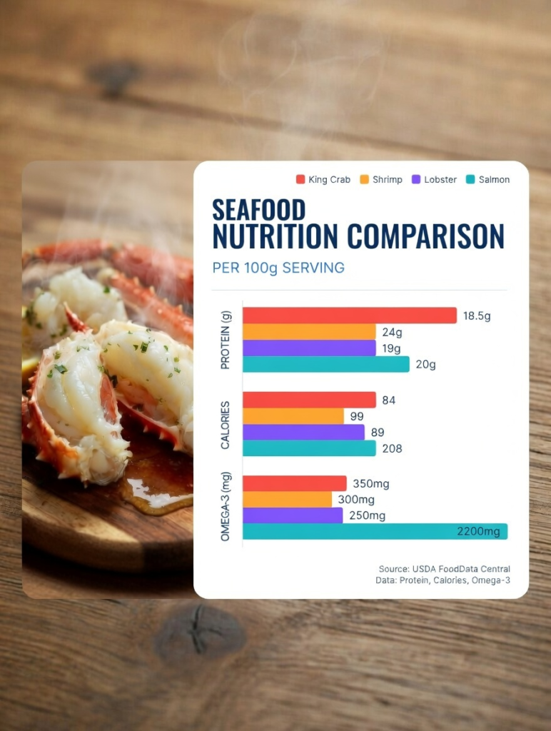 King crab legs nutrition facts