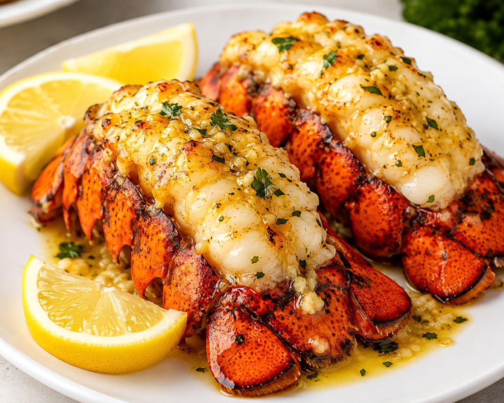 Garlic Butter Maine Lobster Tail Recipe