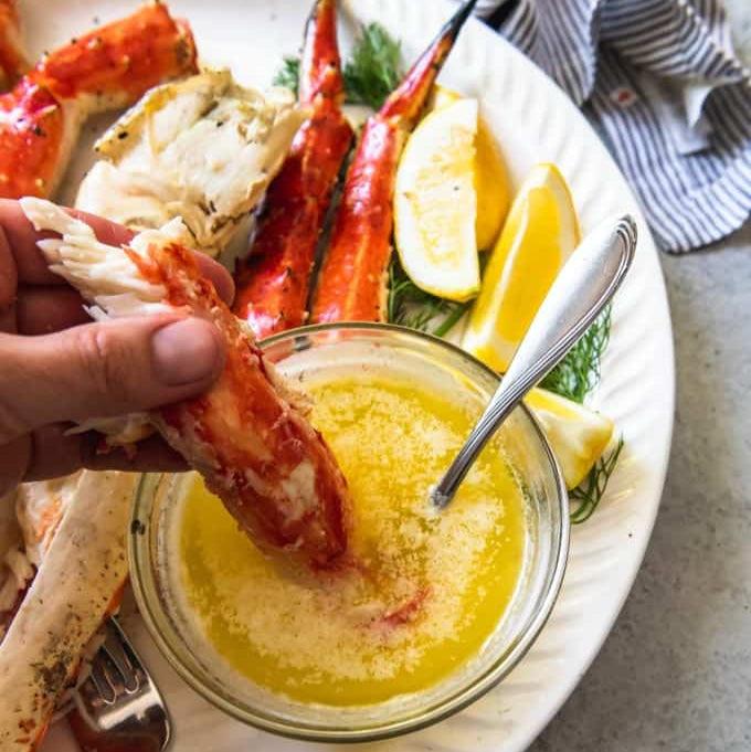 how to reheat king crab legs