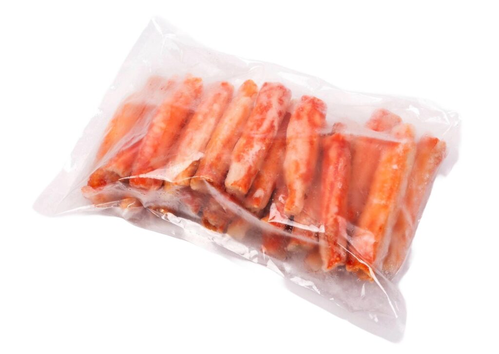how to store frozen seafood