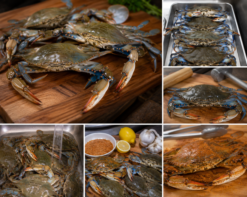 how to cook blue crab at home