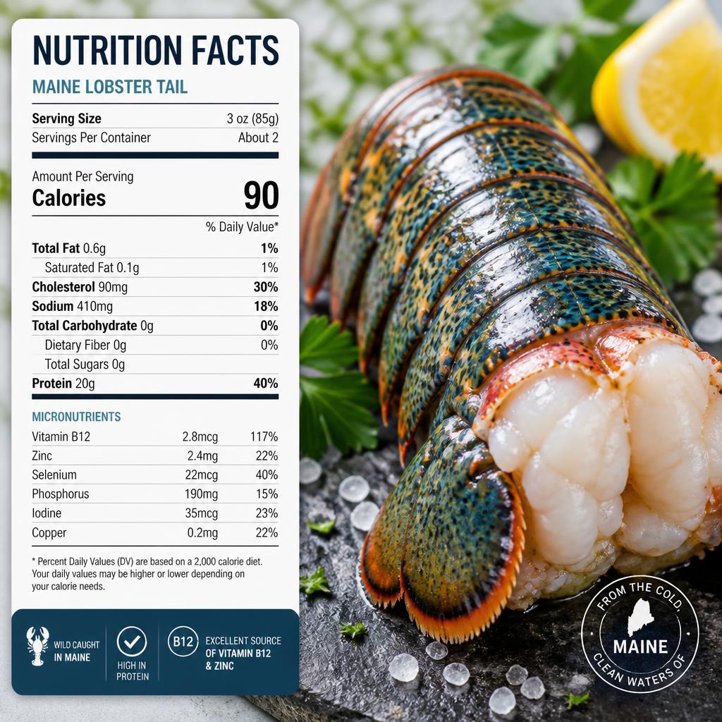 Maine lobster tails