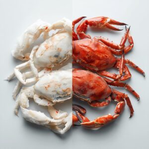 buy flash frozen crab legs vs fresh