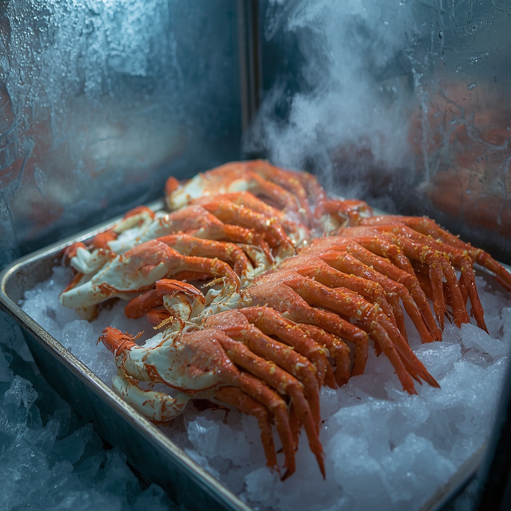 how to store frozen seafood properly